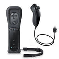 Wii remote and nunchuk controller set in multiple colour options with hand strap