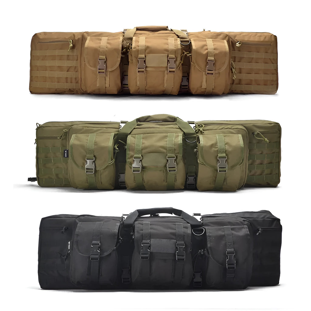 Tactical multifunctional backpack 45L waterproof 600D fabric in ArmyGreen plain pattern for outdoor use