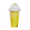 Quick cooling pinch cup, double-layer cylindrical food-grade silicone cup with built-in frozen liquid, 300ml or 350ml