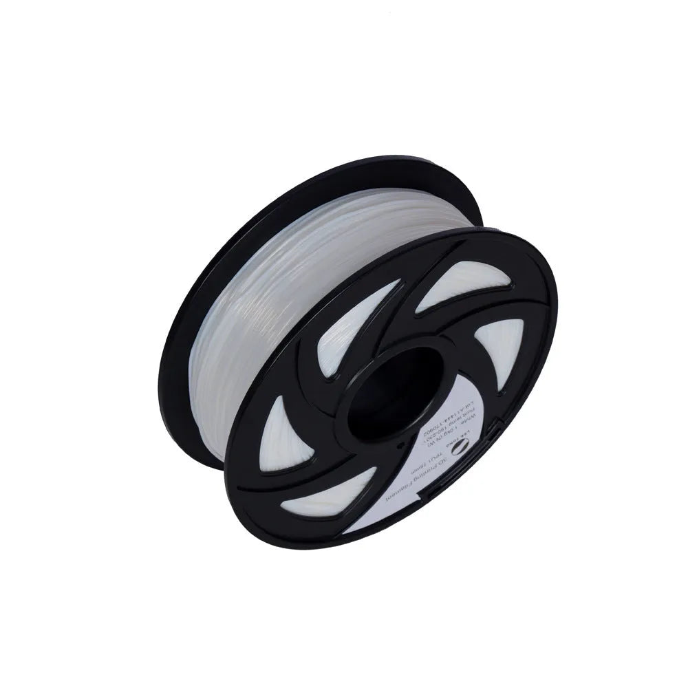 TPU 3D printing filament for rapid prototyping and 3D printing pens, available in black or white