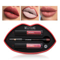 Women's matte pearly lip gloss pen set with 3 shades 01 02 03, 15cm by 8.5mm, multicolor
