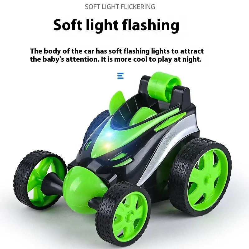 Tilting remote control car off-road model in plastic for infants 0-3 years with stunt tilt function and remote control