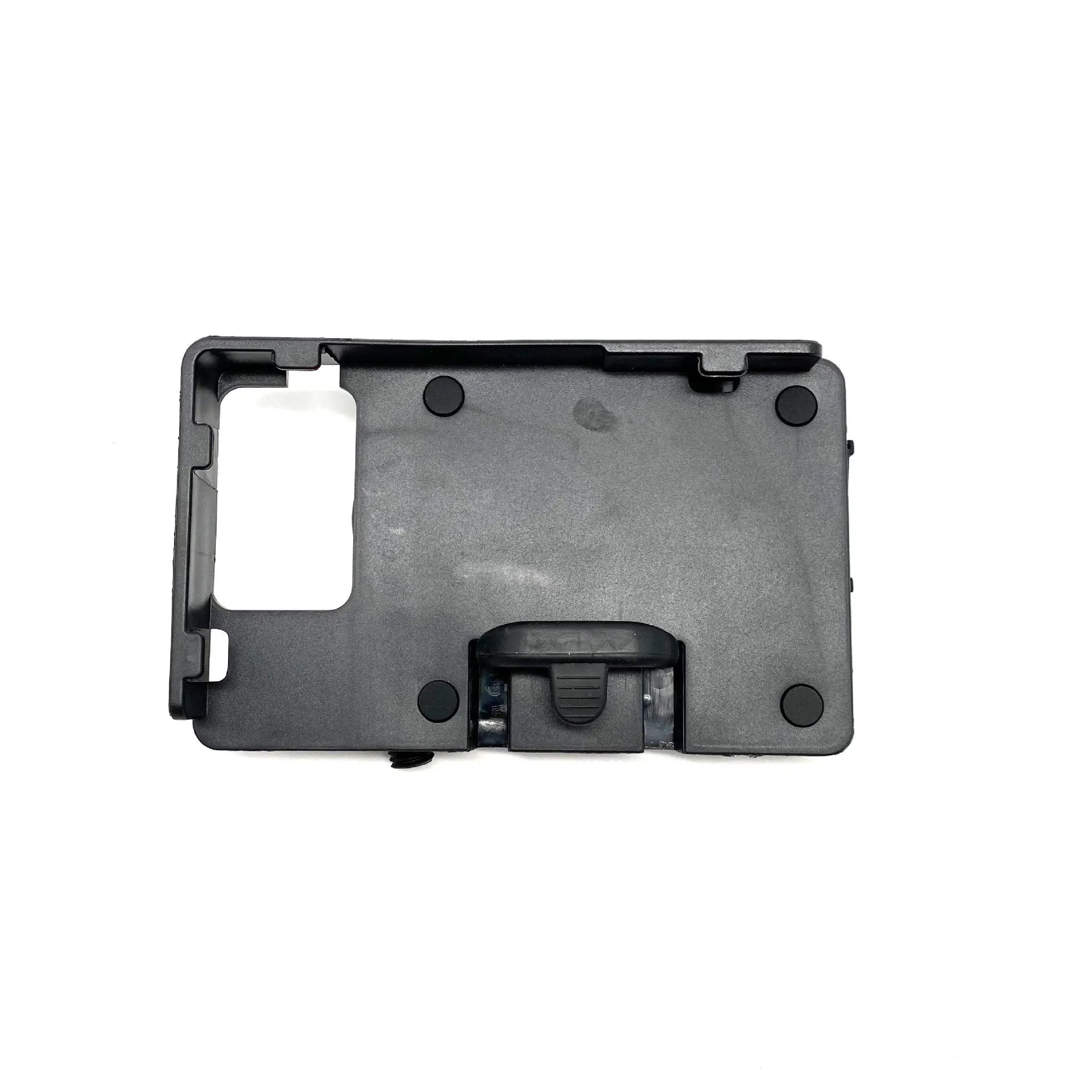 Black ABS plastic motorcycle navigation bracket for BMW R1200GS and R1250GS bikes