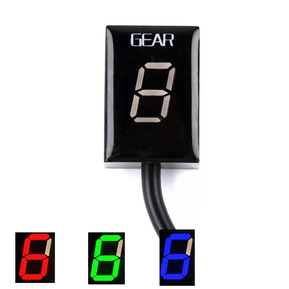 GIPRO DS gear indicator by HealTech Electronics for motorcycles with ECU reading