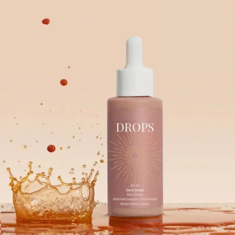 60ml bottle of sun tanning drops for enhancing natural skin colour without sun exposure