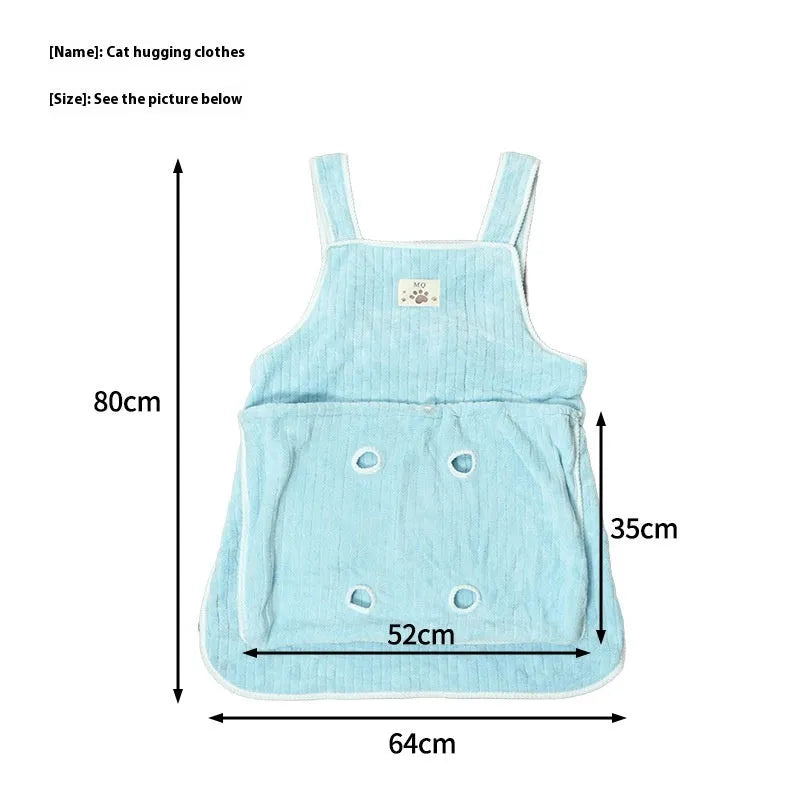 Cat petting apron overclothes for cage and bed protection in multiple colour options