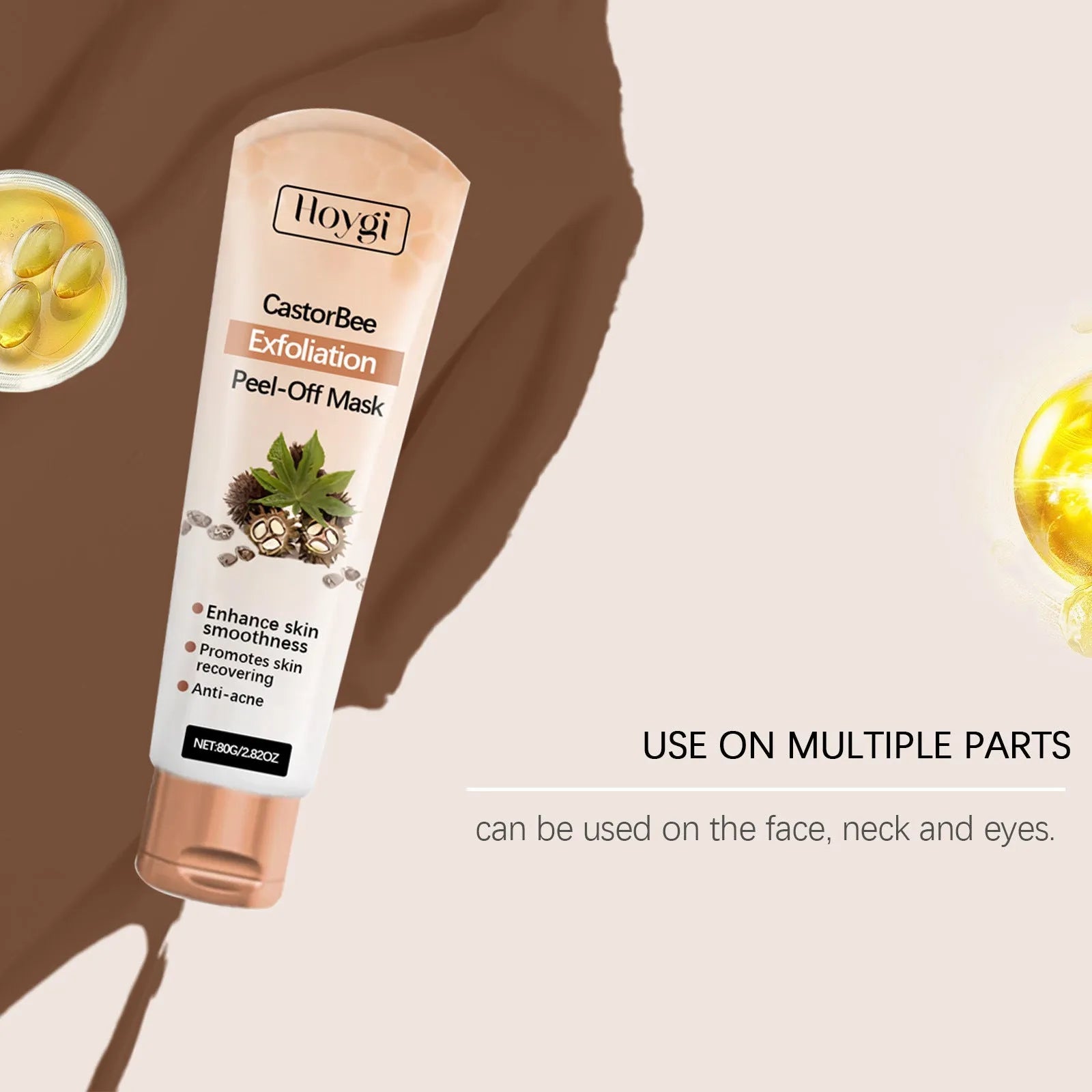 80g cutin tearing facial mask with collagen and bee venom formula