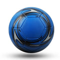 PVC machine-seam football for training and matches in sizes 3, 4, and 5 in various colour designs.