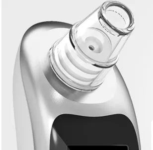 Electric pore cleaner suction blackhead remover with 3 modes in black rose gold and white