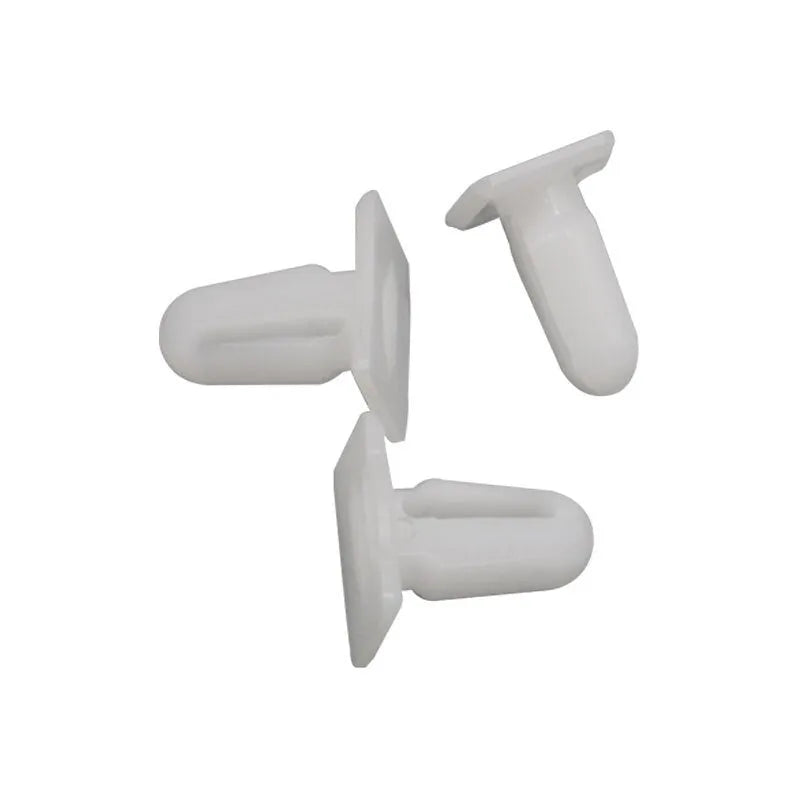 D318 style PA66 plastic automobile trim clips and push rivets, pack of 60 pieces.