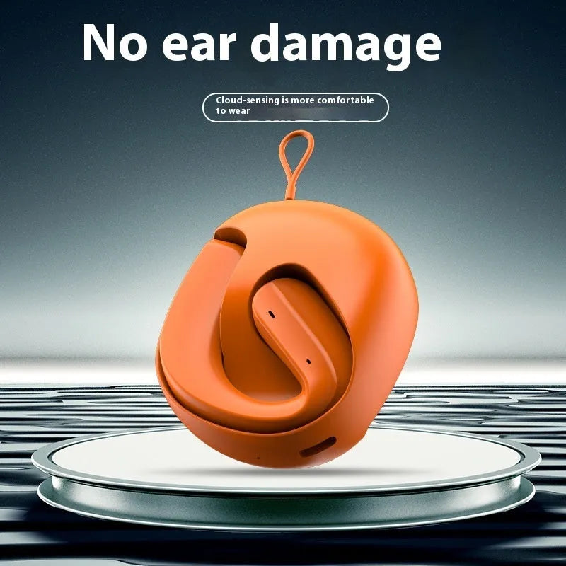 OWS binaural Bluetooth headset with ear hook, non-in-ear design, plastic construction, available in four colours