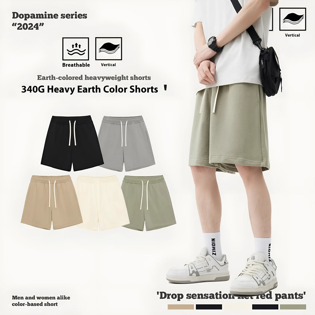 Loose fit cotton denim trousers for toddler in khaki colour on a hanger