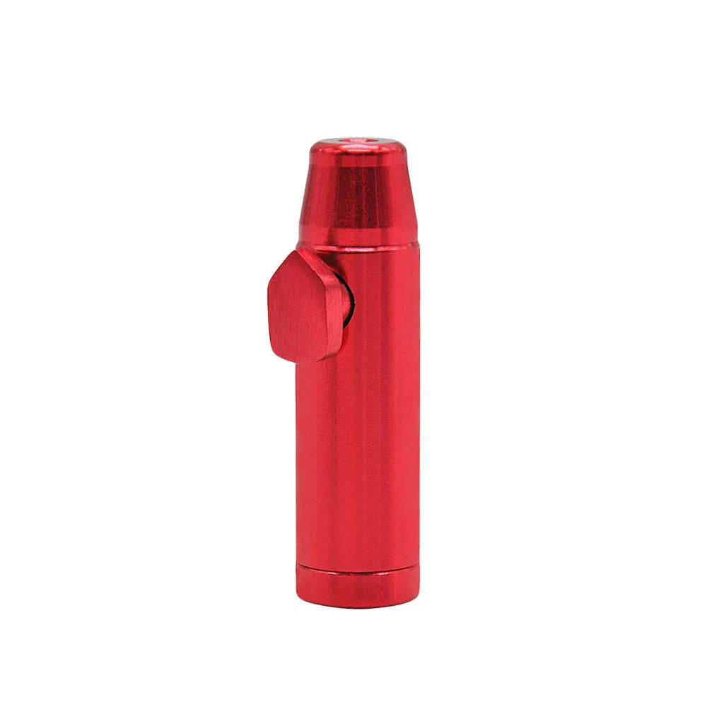 Aluminium alloy metal cigarette holder pipe with 53mm flat head in seven colour options