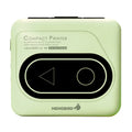 Avocado Green Bluetooth pocket thermal mini printer next to a mobile phone