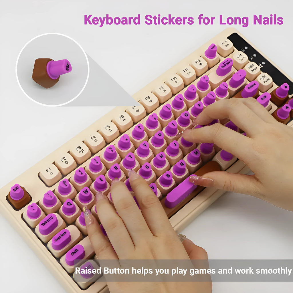 Silicone keyboard stickers for desktop and notebook computers, 91‑key and 70‑key sets, anti‑static, 17cm x 11cm sheet