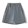 Men's quick-drying nylon sports shorts in Army Green colour with 3D elastic cut.