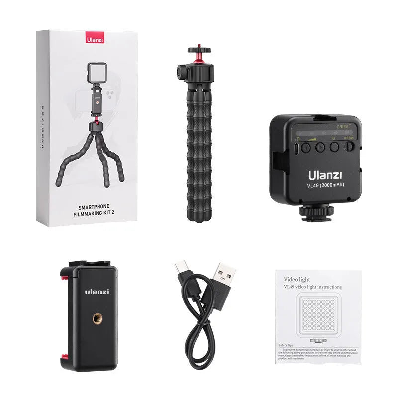 Multifunctional Photography and Video Live VLOG Suite with tripod for cameras and smartphones