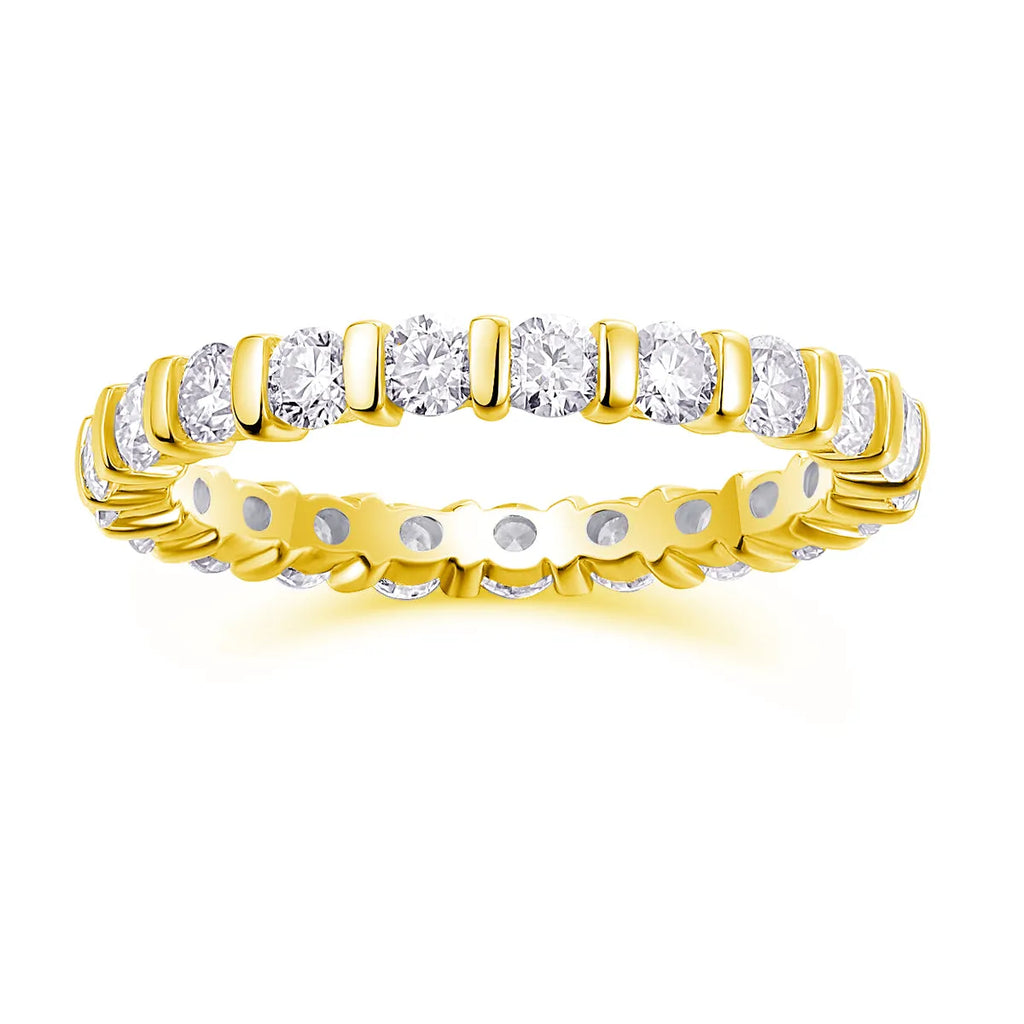 S925 silver moissanite wedding ring set with platinum plating, shown in gold, platinum, and rose gold finishes.