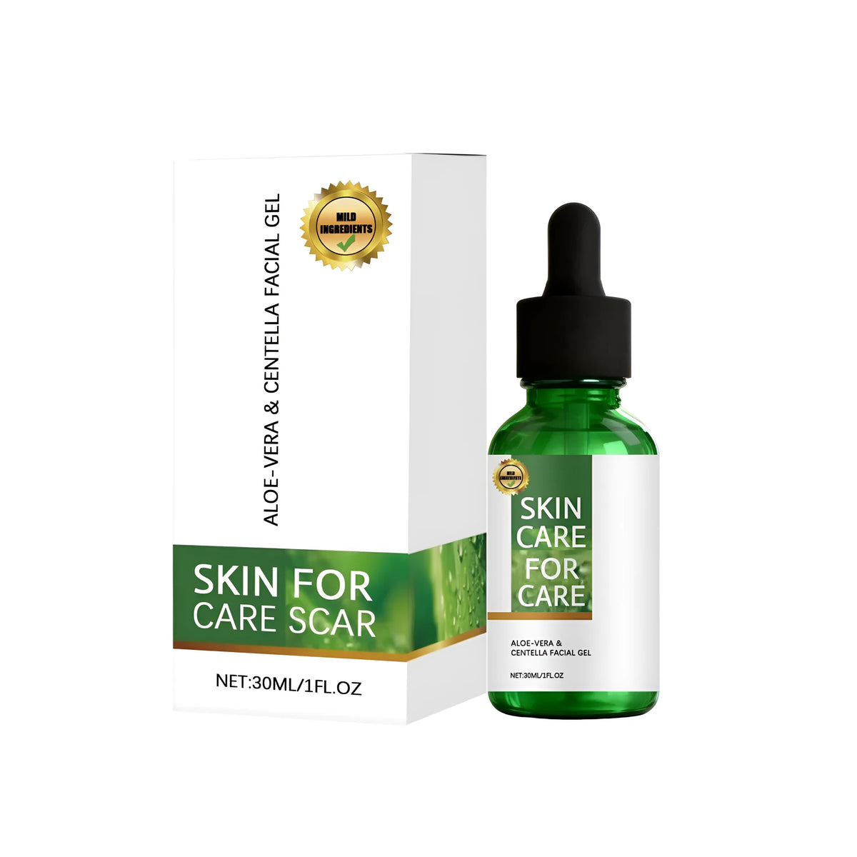 Herbal light scar gel 30ml tube with aloe vera and Centella asiatica extract
