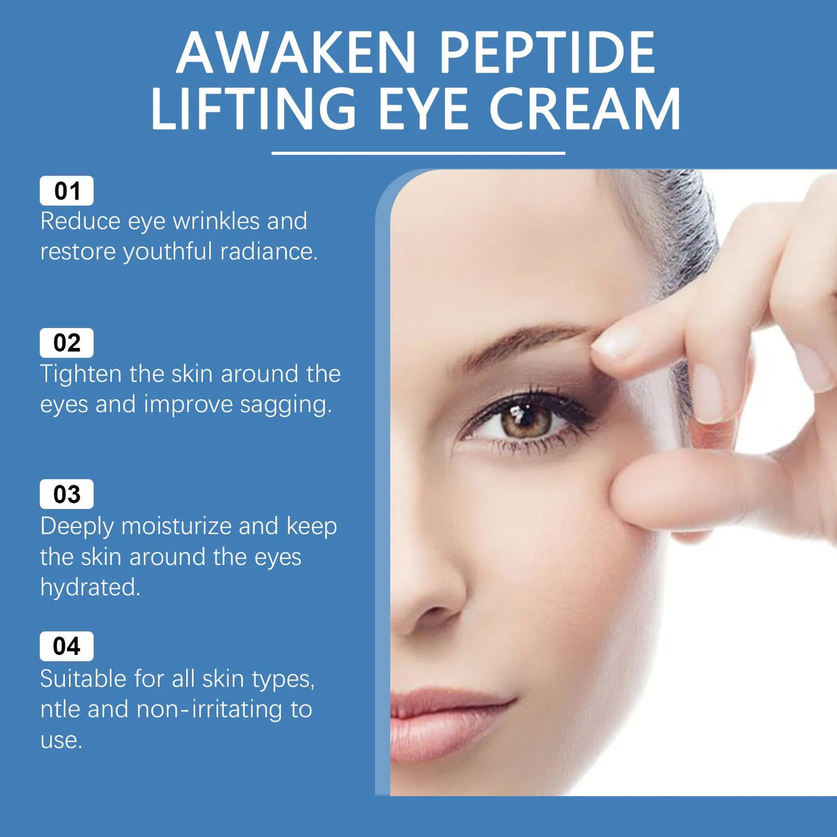 15g tube of Viareline Collagen Firming Eye Cream on a neutral background.