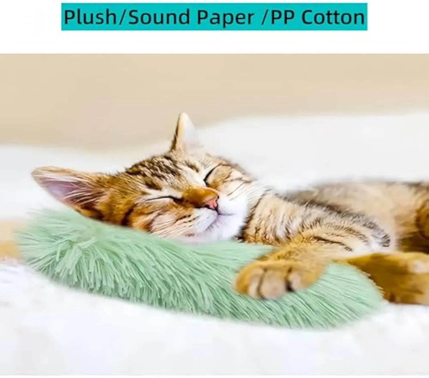 Soft plush cat toy pillows in multiple colours with natural catnip filling