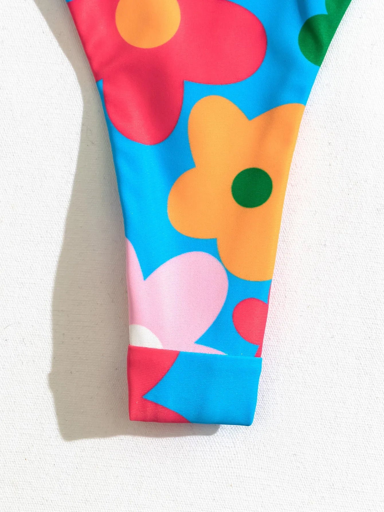 Ladies fashion print split bikini women backless tight two piece swimsuit polyester picture colour