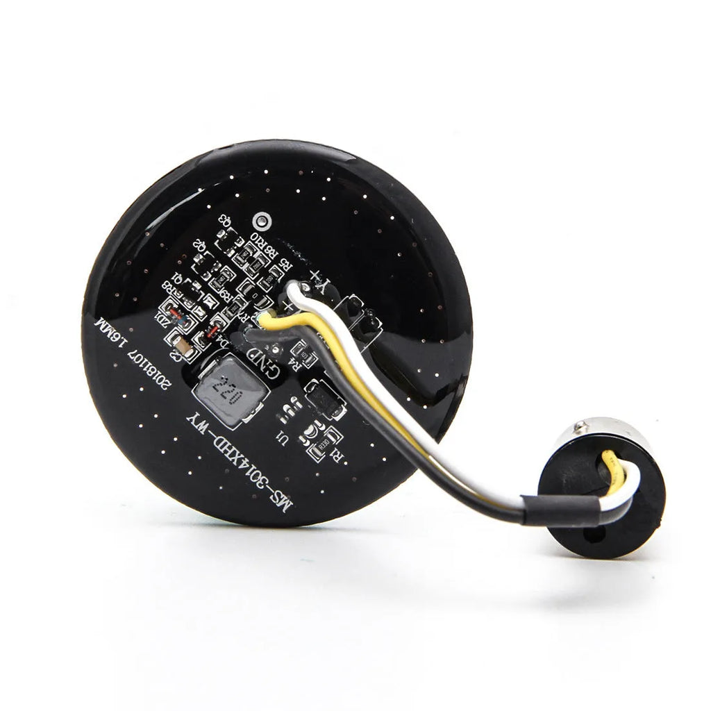 Harley motorcycle 12V LED turn signal light with rubber gel plate, 6500K, front or rear fitment