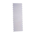 Stainless steel cream scraper with polygon cake pattern designs in modern simplicity style