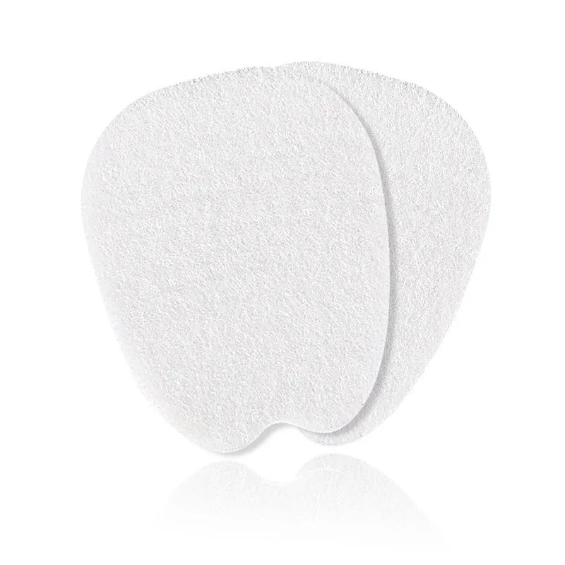 White thin felt shoe tongue protection stickers for anti-wear front palm coverage
