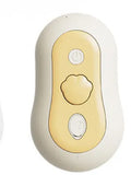 Rechargeable cat grooming massage comb in beige yellow, blue, grey, or orange colour