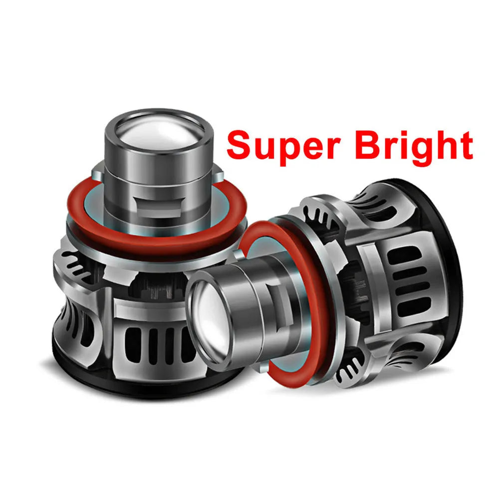 36W laser car fog lamp with aviation aluminium housing and 6000K white light for universal vehicle fit