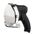 Black electric meat cleaver with power cord for turkey barbecue machines on a kitchen counter