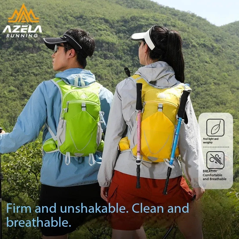 AZELA lightweight breathable mesh hydration backpack for outdoor sports