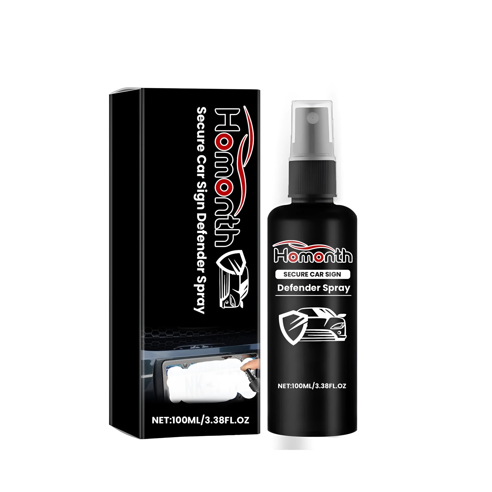 3.9 x 14.6 cm car sign defender spray aerosol can for vehicle number plate protection