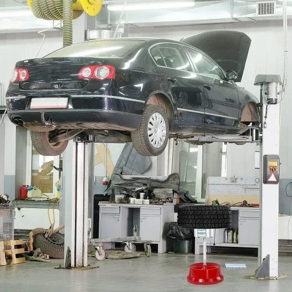 Portable hub balancer for car and truck wheels with aluminium head and enamel finished base