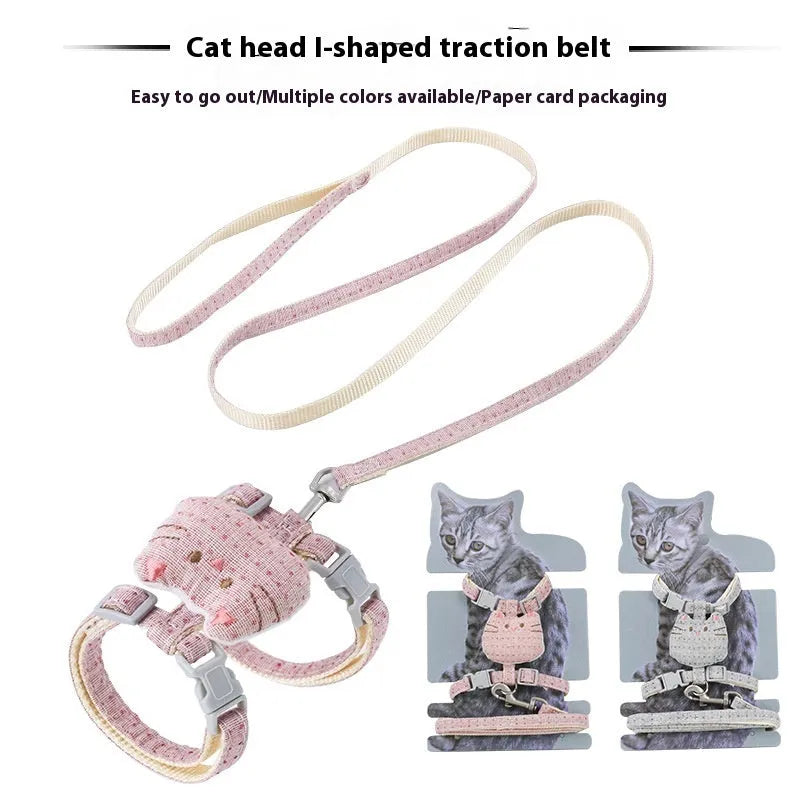 T-shaped cloth cat drawstring pull rope toy in multiple colours for cats up to 8kg