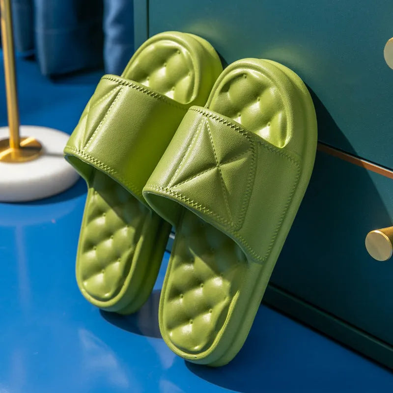 EVA non-slip bathroom sandals in multiple colours with thick sole for men and women
