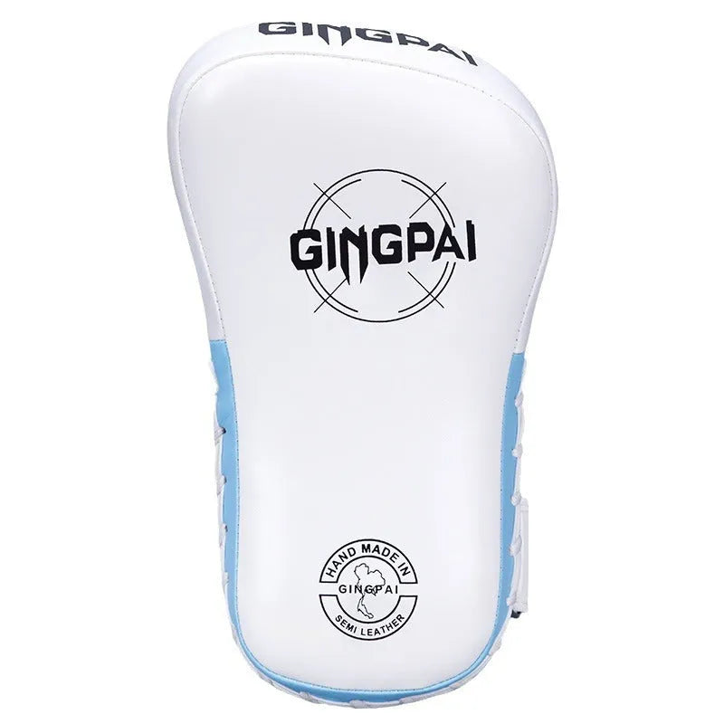 Children's hanging boxing leg target pads for martial arts training in selected colour pair