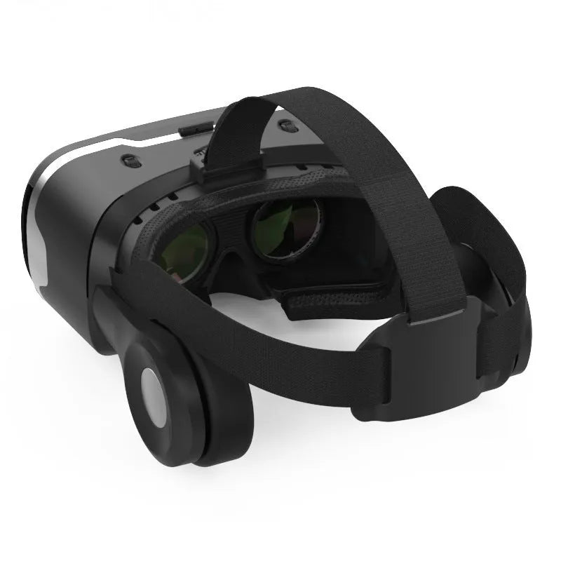 VR headset with 96 degree field of view, 42mm aspheric lens, adjustable focus and elastic headgear for mobile phones