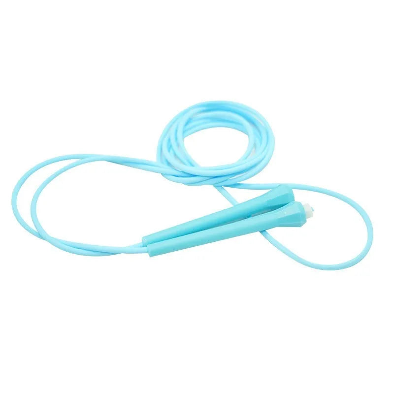 Children's PVC skipping rope, 280cm length, 5mm diameter, in black, blue, red, purple, or green