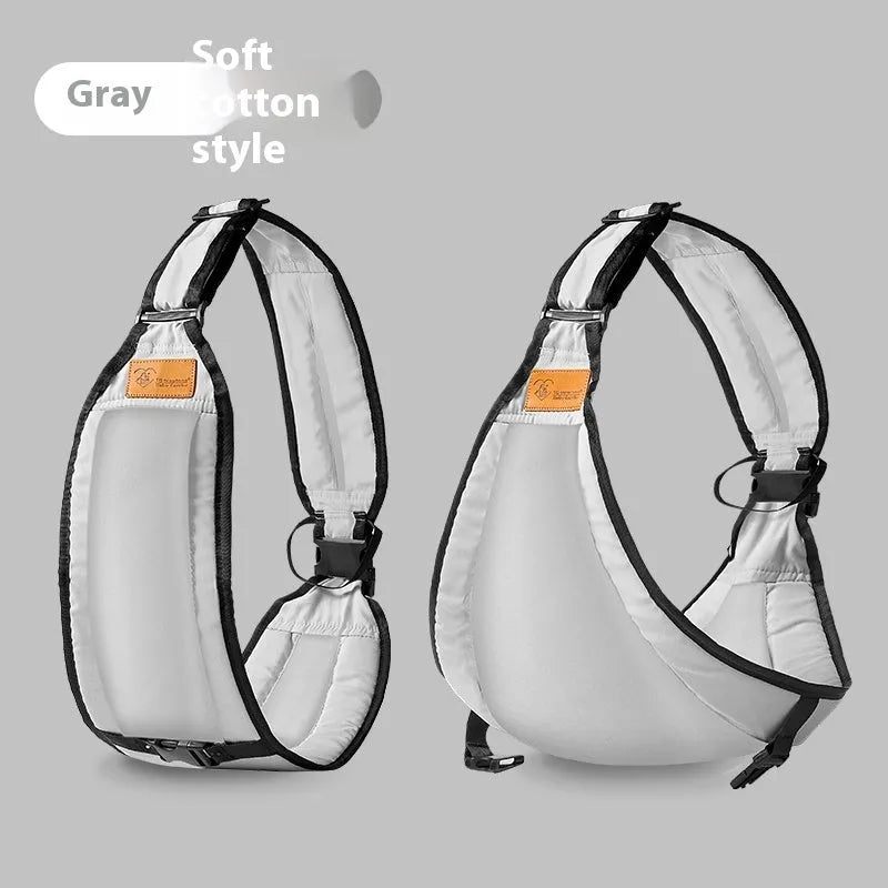 Adjustable baby carrier waist stool in cloth material with 25kg capacity