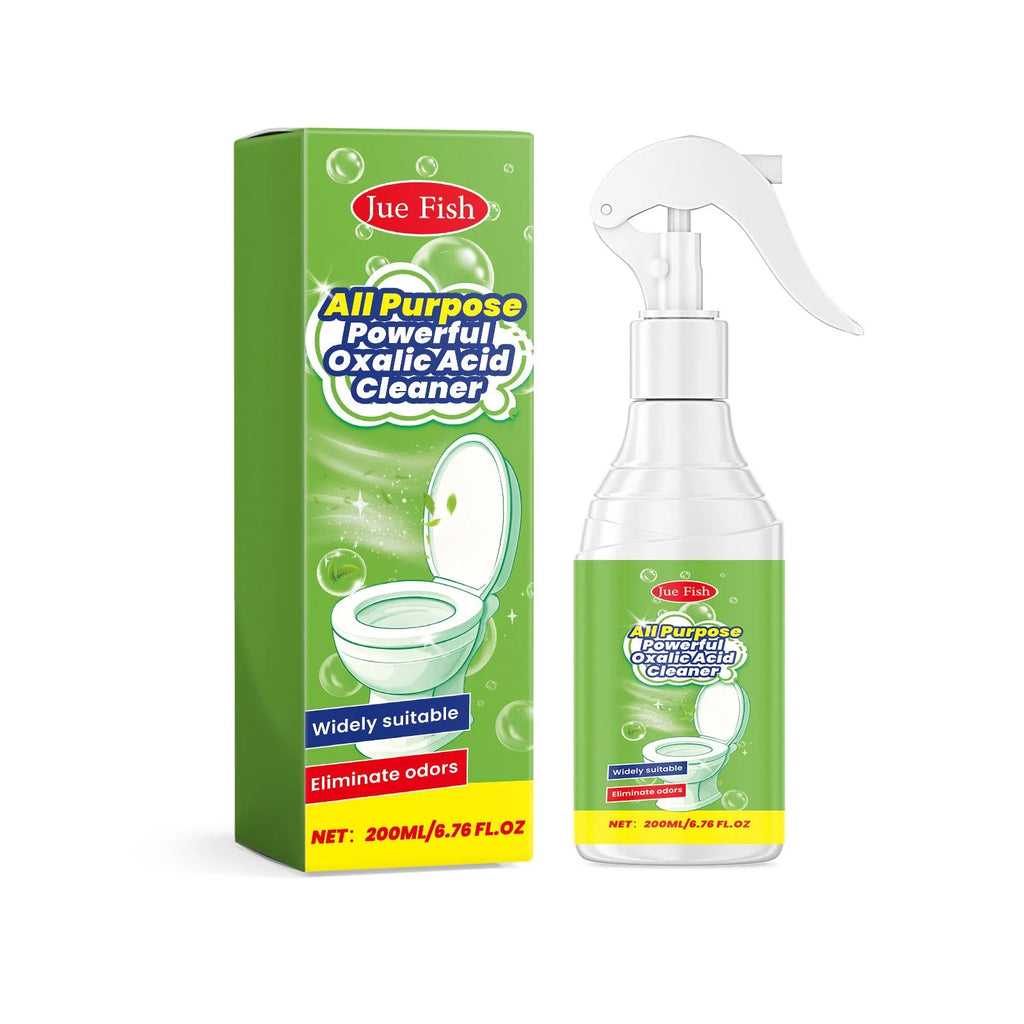 200ml multi-functional household grease cleaning spray bottle measuring 5.5x13.6cm with spray nozzle