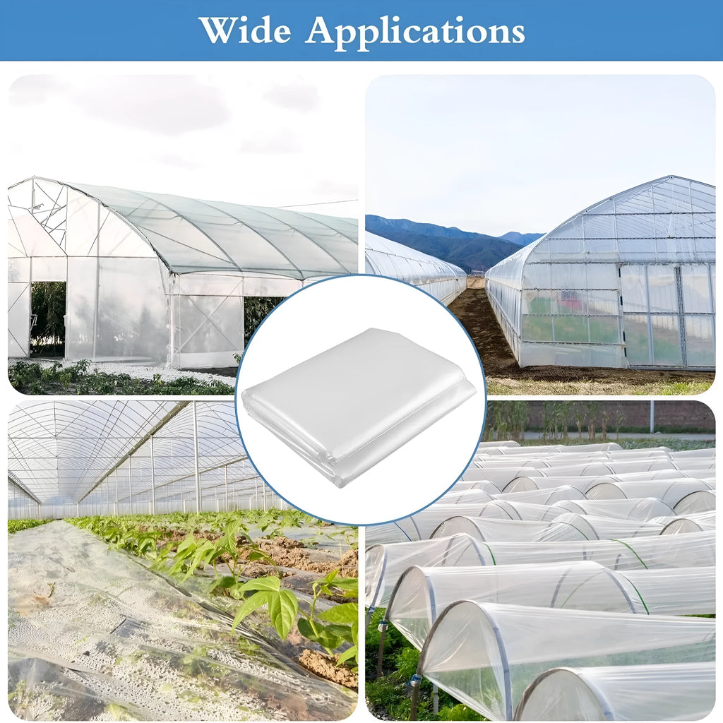 4x8 metre plastic greenhouse cold film for vegetable shed insulation