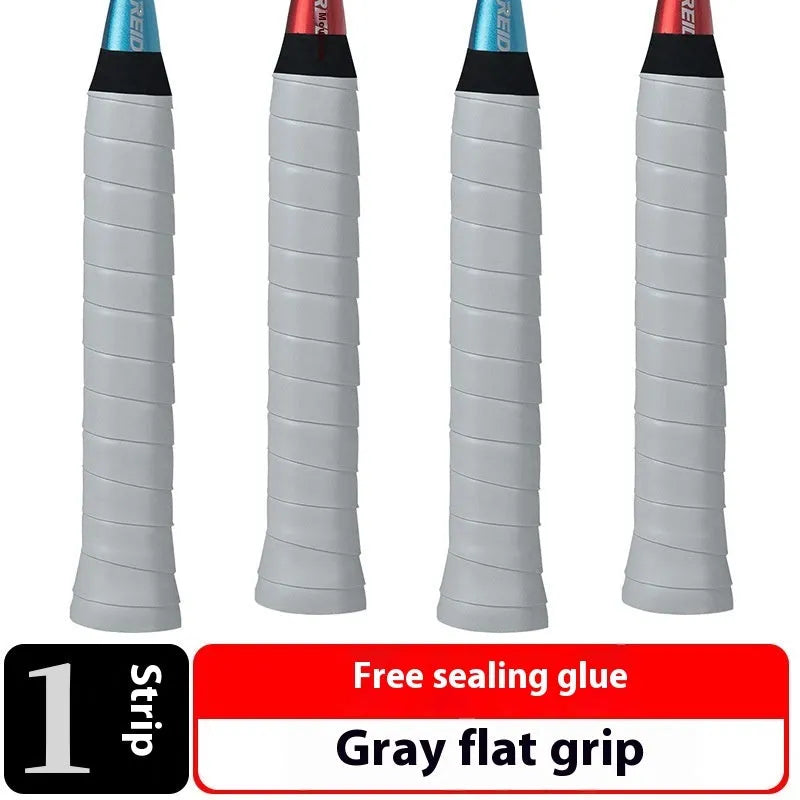 PU anti-slip racket handle grip tape roll, 1200mm x 27mm x 0.6mm, in ten colours