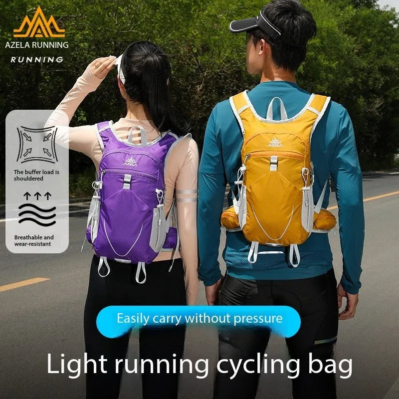 AZELA lightweight breathable mesh hydration backpack for outdoor sports