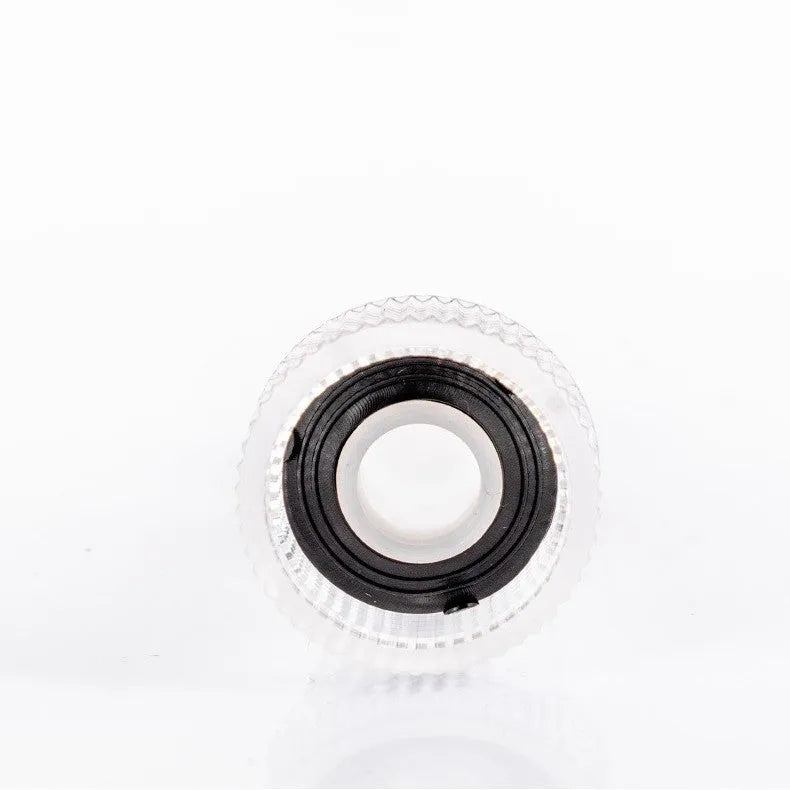 Transparent plastic water inlet joint for Karcher pressure washers with 3cm diameter