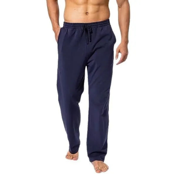 Men's loose fit casual trousers in quick-drying polyester fabric available in multiple colours