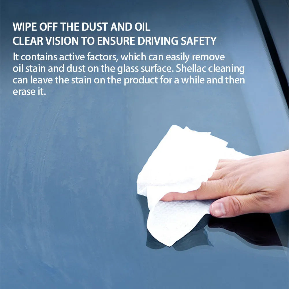 Jar of glass oil film remover cleaning cream paste for car and home windows