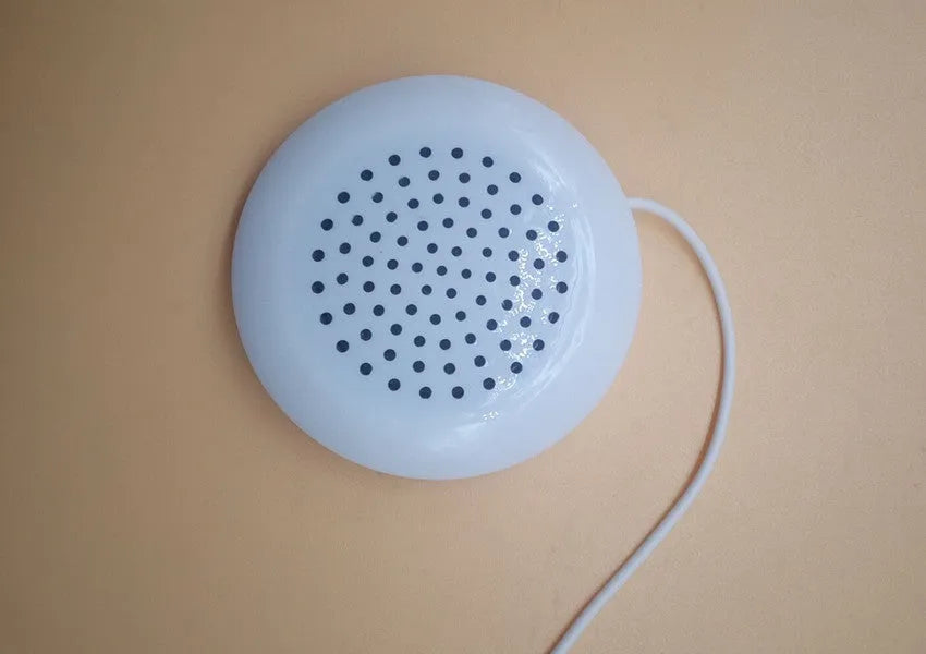 Mini portable pillow speaker audio accessory for high fidelity home use, single unit
