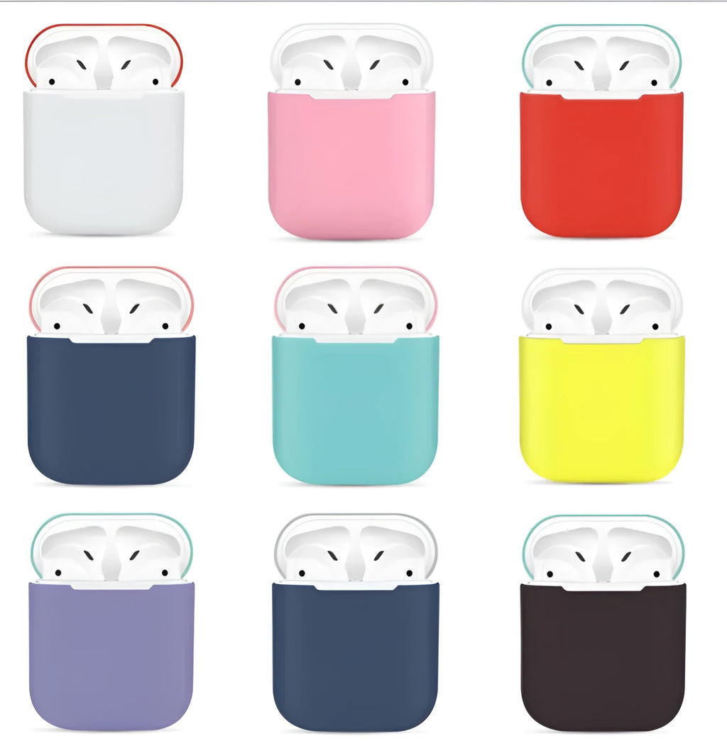 Silicone protective case for AirPods charging case in split design with colour options